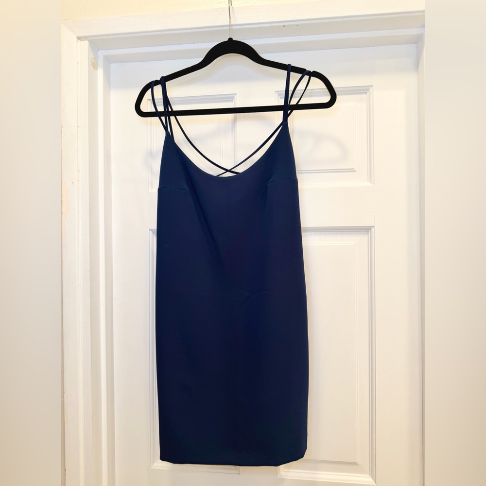 NWT French Connection Navy Strappy Mini Dress